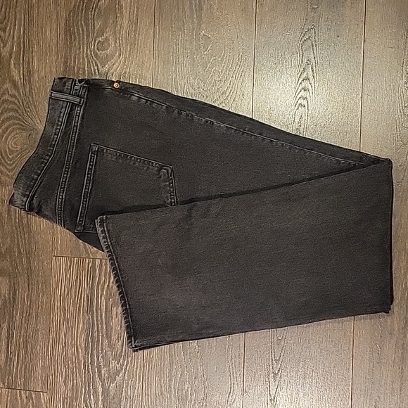 Abercrombie & Fitch Black Flare Jeans 22/36 Long Tall - Picture 7 of 7